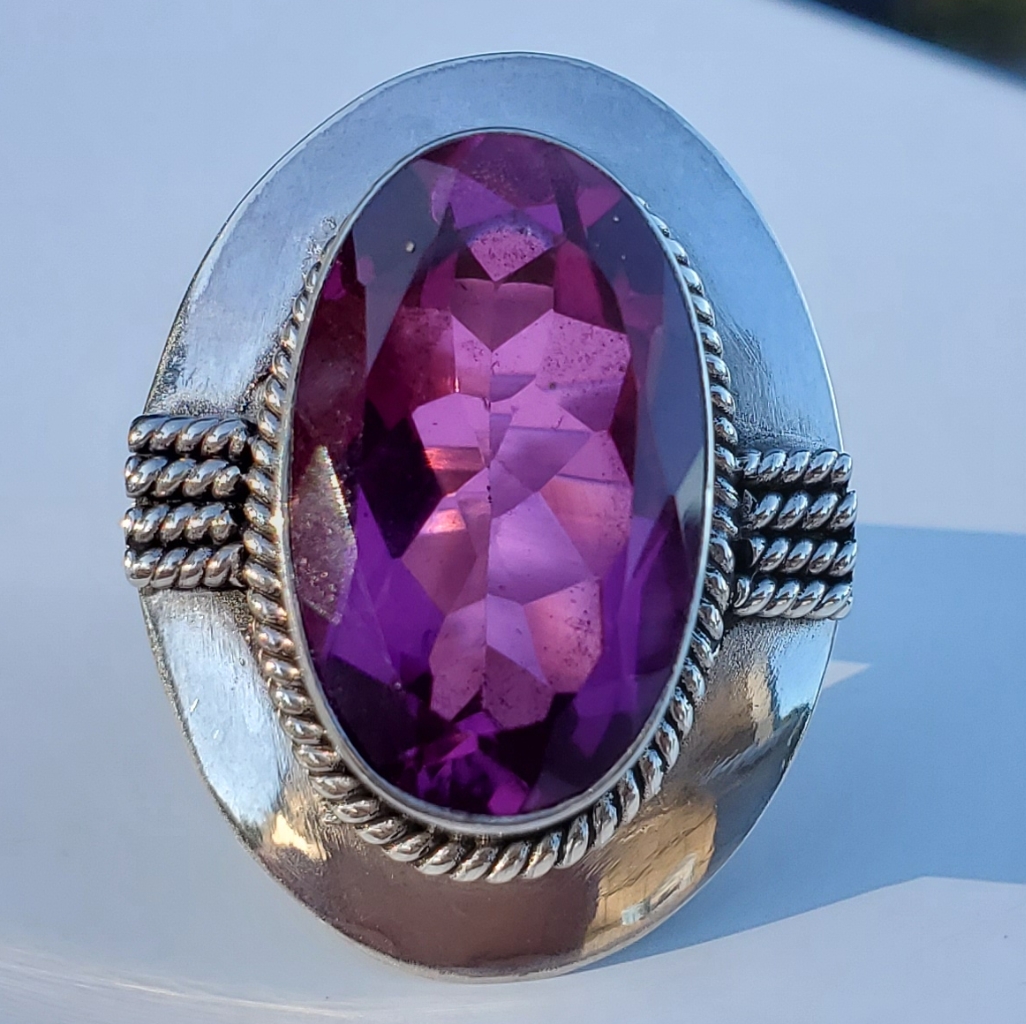 Radiant Orchid Quartz Ring